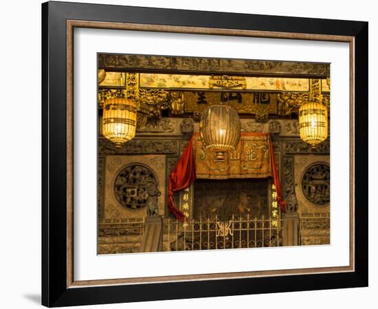 Khoo Kongsi clan temple, Penang, Malaysia, Southeast Asia, Asia-Melissa Kuhnell-Framed Photographic Print