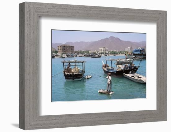Khor Fakkan, Fujairah Sheikdom, United Arab Emirates, Middle East-Geoff Renner-Framed Photographic Print