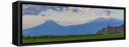 Khor Virap Armenian Apostolic Church Monastery and Ararat Plain-Jane Sweeney-Framed Premier Image Canvas