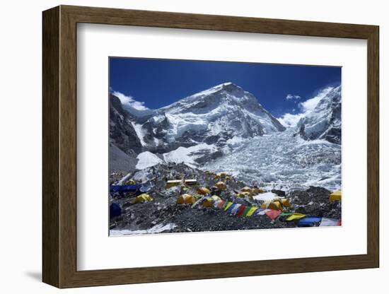 Khumbu Icefall from Everest Base Camp-Peter Barritt-Framed Premium Photographic Print