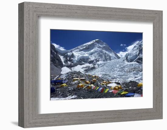 Khumbu Icefall from Everest Base Camp-Peter Barritt-Framed Photographic Print