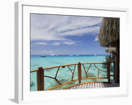 Kia Ora Resort, Rangiroa, Tuamotu Archipelago, French Polynesia Islands-Sergio Pitamitz-Framed Photographic Print