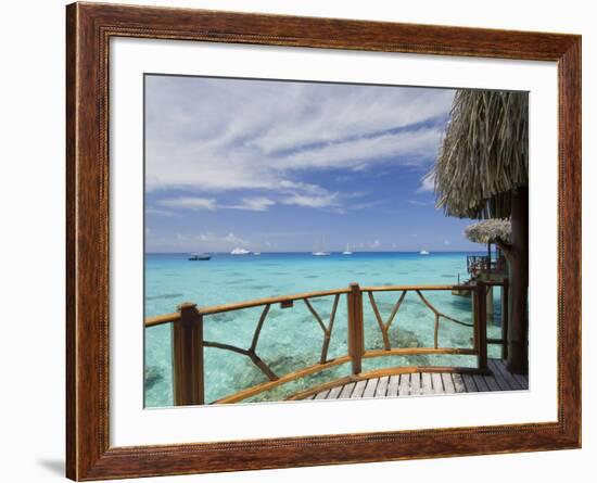 Kia Ora Resort, Rangiroa, Tuamotu Archipelago, French Polynesia Islands-Sergio Pitamitz-Framed Photographic Print