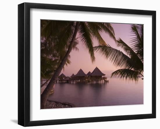 Kia Ora Resort, Rangiroa, Tuamotu Archipelago, French Polynesia Islands-Sergio Pitamitz-Framed Photographic Print