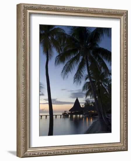 Kia Ora Resort, Rangiroa, Tuamotu Archipelago, French Polynesia Islands-Sergio Pitamitz-Framed Photographic Print