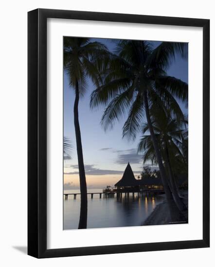 Kia Ora Resort, Rangiroa, Tuamotu Archipelago, French Polynesia Islands-Sergio Pitamitz-Framed Photographic Print