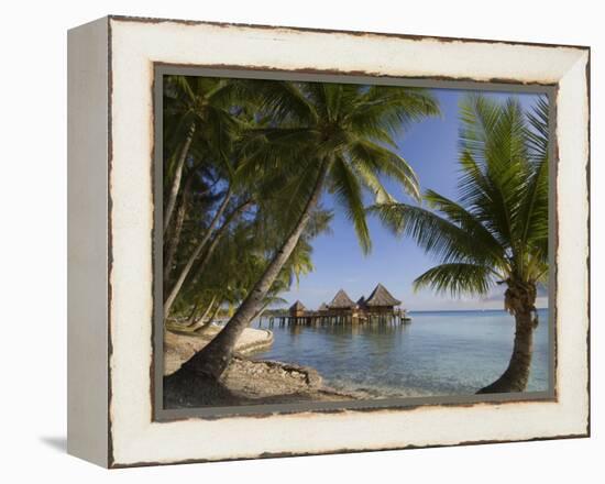 Kia Ora Resort, Rangiroa, Tuamotu Archipelago, French Polynesia, Pacific Islands, Pacific-Sergio Pitamitz-Framed Premier Image Canvas