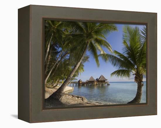 Kia Ora Resort, Rangiroa, Tuamotu Archipelago, French Polynesia, Pacific Islands, Pacific-Sergio Pitamitz-Framed Premier Image Canvas