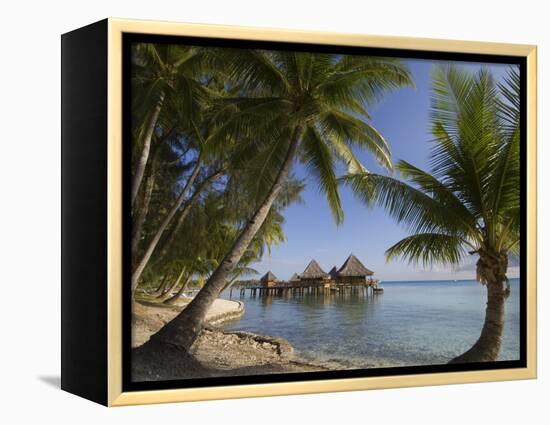 Kia Ora Resort, Rangiroa, Tuamotu Archipelago, French Polynesia, Pacific Islands, Pacific-Sergio Pitamitz-Framed Premier Image Canvas