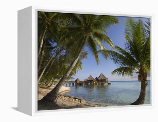 Kia Ora Resort, Rangiroa, Tuamotu Archipelago, French Polynesia, Pacific Islands, Pacific-Sergio Pitamitz-Framed Premier Image Canvas