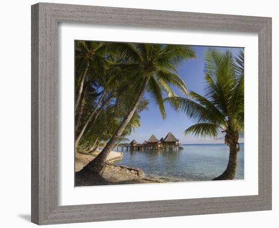 Kia Ora Resort, Rangiroa, Tuamotu Archipelago, French Polynesia, Pacific Islands, Pacific-Sergio Pitamitz-Framed Photographic Print