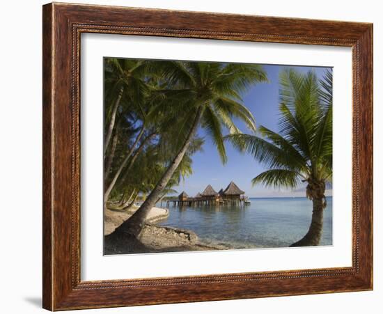 Kia Ora Resort, Rangiroa, Tuamotu Archipelago, French Polynesia, Pacific Islands, Pacific-Sergio Pitamitz-Framed Photographic Print