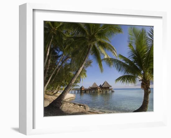 Kia Ora Resort, Rangiroa, Tuamotu Archipelago, French Polynesia, Pacific Islands, Pacific-Sergio Pitamitz-Framed Photographic Print