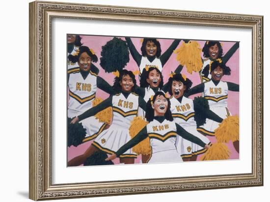 Kiamuki High School Cheerleaders, 2002-Joe Heaps Nelson-Framed Giclee Print