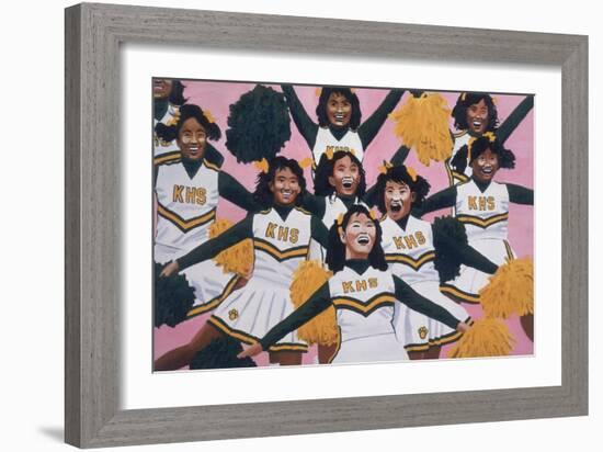 Kiamuki High School Cheerleaders, 2002-Joe Heaps Nelson-Framed Giclee Print