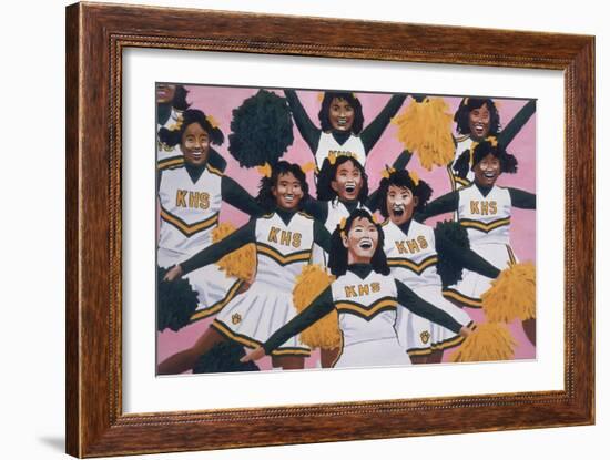 Kiamuki High School Cheerleaders, 2002-Joe Heaps Nelson-Framed Giclee Print