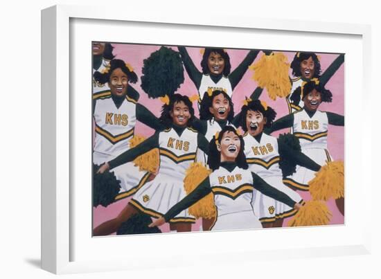 Kiamuki High School Cheerleaders, 2002-Joe Heaps Nelson-Framed Giclee Print