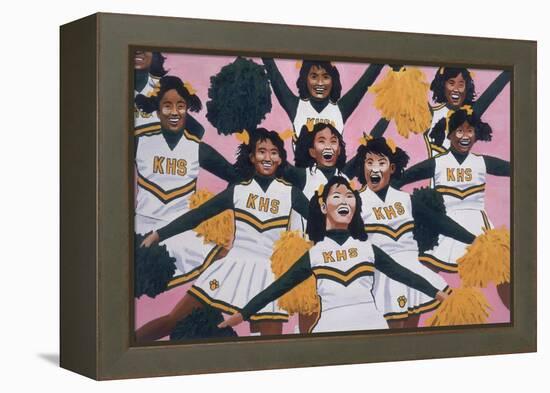 Kiamuki High School Cheerleaders, 2002-Joe Heaps Nelson-Framed Premier Image Canvas