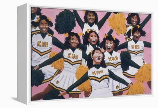 Kiamuki High School Cheerleaders, 2002-Joe Heaps Nelson-Framed Premier Image Canvas