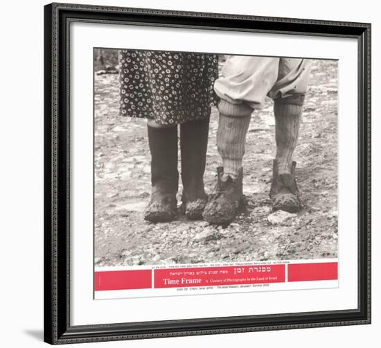 Kibbutz Members' Feet in Winter-Efrem IIani-Framed Premium Edition