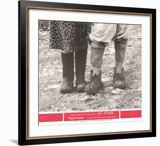 Kibbutz Members' Feet in Winter-Efrem IIani-Framed Premium Edition