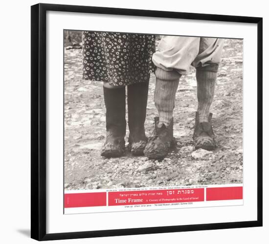 Kibbutz Members' Feet in Winter-Efrem IIani-Framed Premium Edition