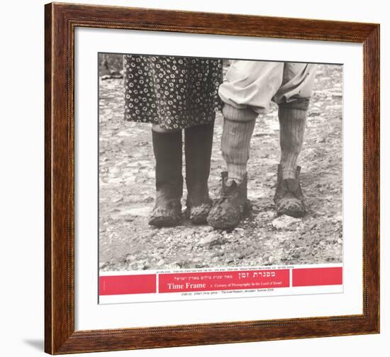 Kibbutz Members' Feet in Winter-Efrem IIani-Framed Premium Edition