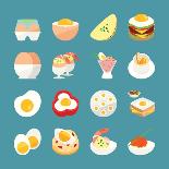 Food Icons-kibsri-Stretched Canvas