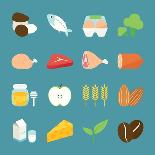 Food Icons-kibsri-Stretched Canvas