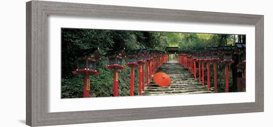 Kibune Shrine Kyoto Japan-null-Framed Photographic Print