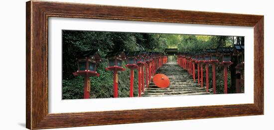 Kibune Shrine Kyoto Japan-null-Framed Photographic Print