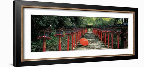 Kibune Shrine Kyoto Japan-null-Framed Photographic Print