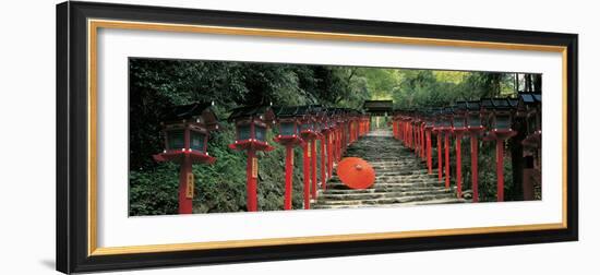 Kibune Shrine Kyoto Japan-null-Framed Photographic Print