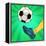 Kick a Soccer Ball-Valeriy Kachaev-Framed Stretched Canvas