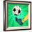 Kick a Soccer Ball-Valeriy Kachaev-Framed Art Print