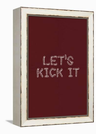 Kick It In The Sticks-null-Framed Stretched Canvas