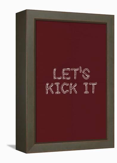 Kick It In The Sticks-null-Framed Stretched Canvas
