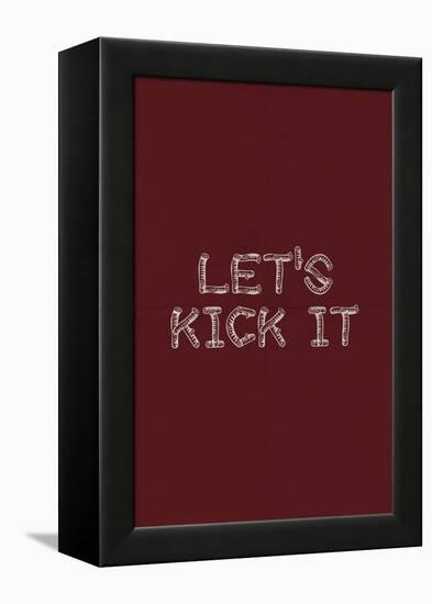 Kick It In The Sticks-null-Framed Stretched Canvas