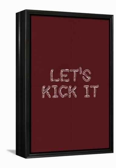 Kick It In The Sticks-null-Framed Stretched Canvas