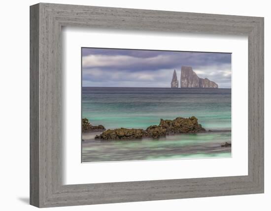 Kicker Rock or Leon Dormido, San Cristobal Island, Galapagos, Ecuador.-Adam Jones-Framed Photographic Print