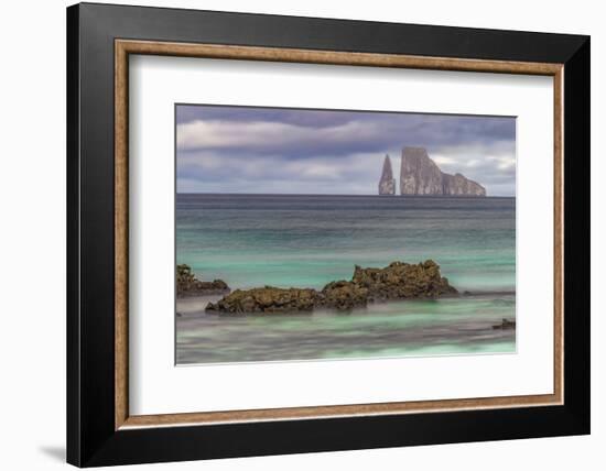 Kicker Rock or Leon Dormido, San Cristobal Island, Galapagos, Ecuador.-Adam Jones-Framed Photographic Print