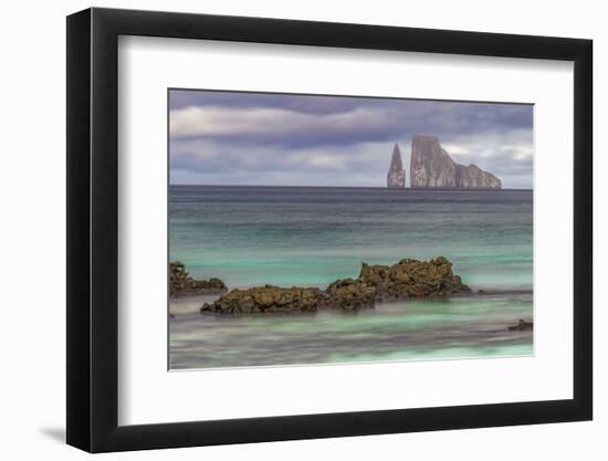 Kicker Rock or Leon Dormido, San Cristobal Island, Galapagos, Ecuador.-Adam Jones-Framed Photographic Print