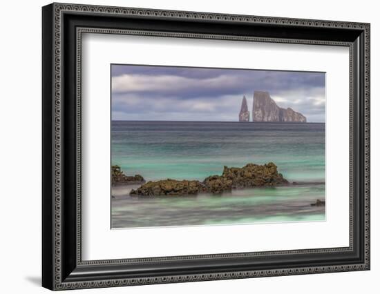 Kicker Rock or Leon Dormido, San Cristobal Island, Galapagos, Ecuador.-Adam Jones-Framed Photographic Print