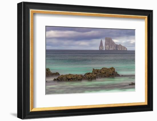 Kicker Rock or Leon Dormido, San Cristobal Island, Galapagos, Ecuador.-Adam Jones-Framed Photographic Print