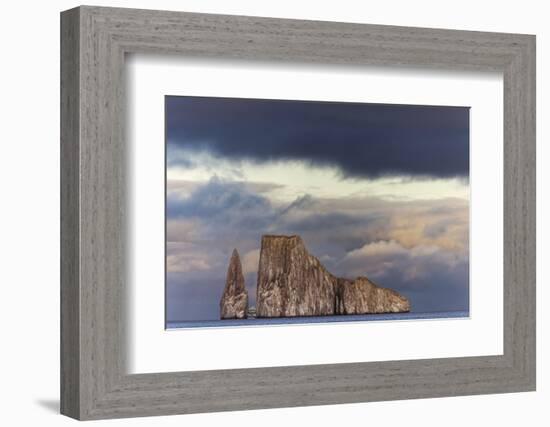 Kicker Rock or Leon Dormido, San Cristobal Island, Galapagos, Ecuador.-Adam Jones-Framed Photographic Print