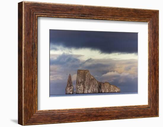 Kicker Rock or Leon Dormido, San Cristobal Island, Galapagos, Ecuador.-Adam Jones-Framed Photographic Print