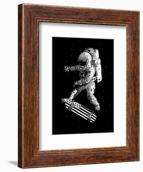 Kickflip in Space-Robert Farkas-Framed Premium Giclee Print