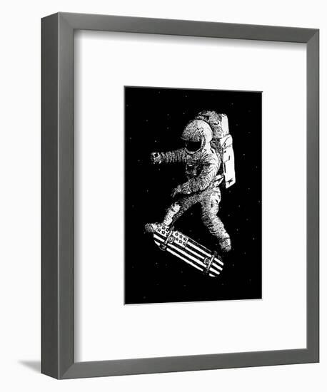 Kickflip in Space-Robert Farkas-Framed Premium Giclee Print