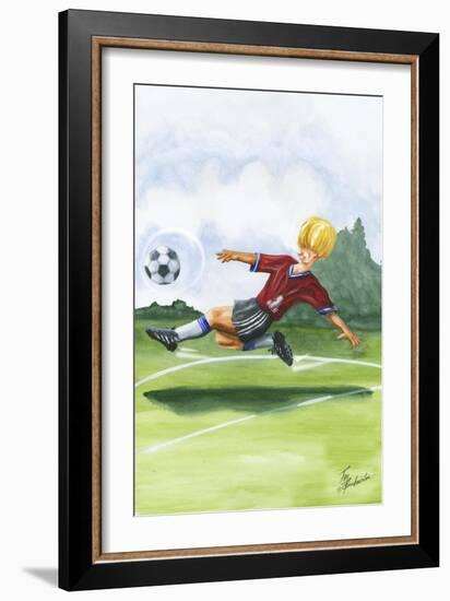 Kickin it I-Jay Throckmorton-Framed Art Print