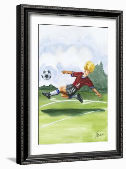 Kickin it I-Jay Throckmorton-Framed Art Print